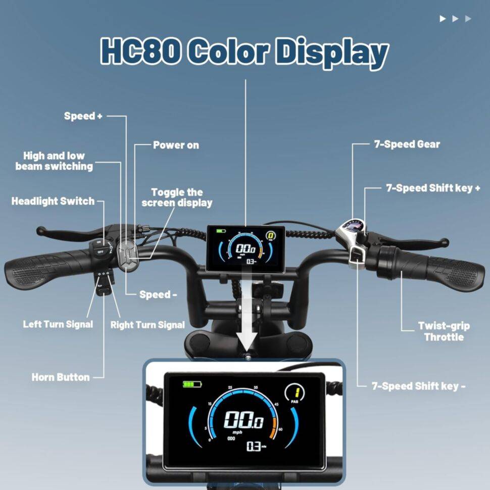 Электровелосипед Cruzzer V8 mini