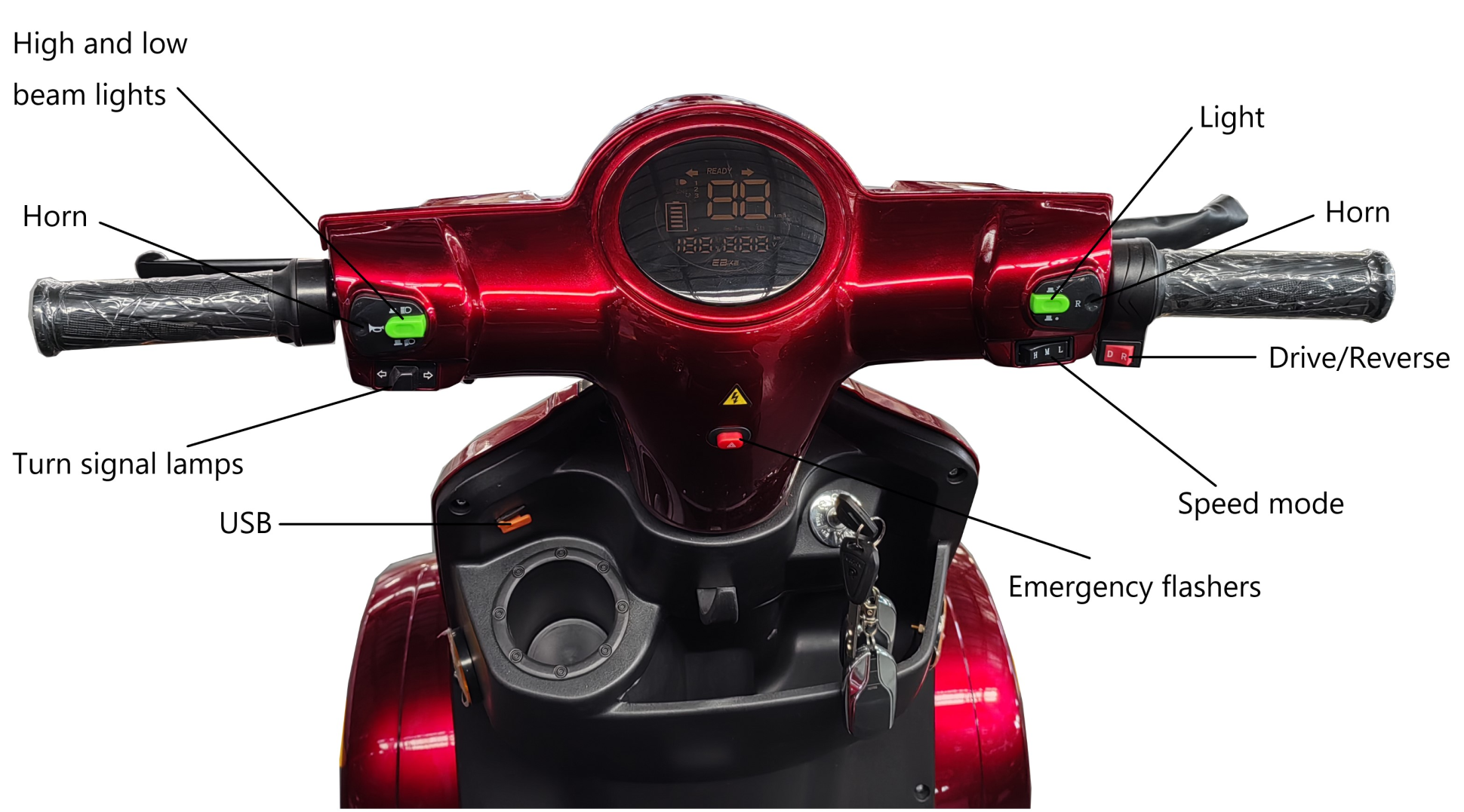 Электроскутер Cruzzer LOTUS BN027 черный